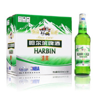 哈尔滨瓶装 清爽 500ml*12瓶/件