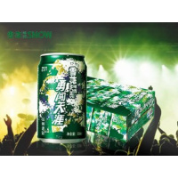 雪花大拉*迷彩勇闯500ml*12罐/件