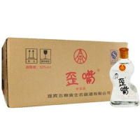 五粮液/歪嘴 52度白酒 100ml*24瓶\
