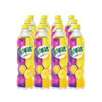 美年达百香果菠萝500ml*12瓶