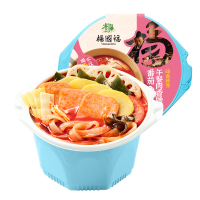 杨国福午餐肉香肠片番茄自热麻辣烫410g