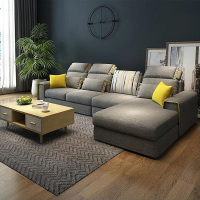 北欧布艺沙发现代简约客厅家具小户型沙发组合