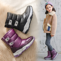 大棉老爹女款鞋子女学生秋冬宝宝雪地靴防滑男童运动鞋