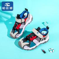童鞋夏季新款男童包头沙滩鞋女童时尚单鞋波浪鞋