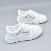 2021夏季新款韩版学生透气小白鞋女ins潮学生厚底松糕板鞋女2132