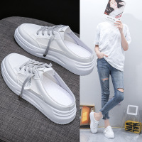 休闲鞋女2021夏季新款板鞋女透气网面小白鞋女韩版百搭ins单鞋