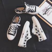 网面透气帆布鞋女ins潮2021夏季新款学生平底板鞋女韩版网鞋F883