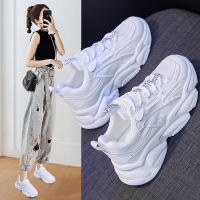 ins韩版老爹女鞋2021春季新款百搭厚底松糕运动鞋女学生鞋171