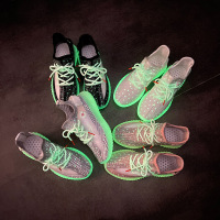 满天星夜光飞织女鞋2021夏季新款韩版ins运动鞋女学生网鞋M05飞织