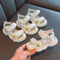 女童鞋2021年新款夏季儿童包头防踢凉鞋1-3男宝宝防滑软底学步鞋2