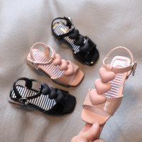 夏季新款女童凉鞋2021韩版露趾儿童沙滩鞋防滑软底中大童公主鞋潮