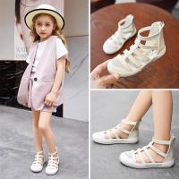 女童凉鞋儿童鞋2021夏季新款小公主鞋中大童软底防滑学生罗马鞋子