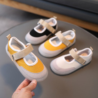 女宝宝帆布鞋女童春秋韩版休闲鞋小童潮鞋新款运动板鞋单1-3-5岁2
