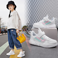 男童童鞋2021年夏季新款中大童女童鞋网面休闲小白鞋运动板鞋