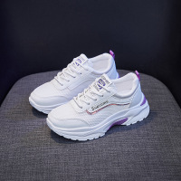 透气老爹女鞋2021夏季新款学生网面运动鞋女ins潮街拍小白鞋586-1