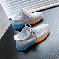 2021夏新款透气飞织女鞋夜光ins潮韩版学生跑步健身休闲鞋yz-9013