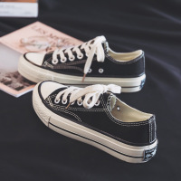 2021春夏新款韩版帆布鞋女擦油学生小白鞋女休闲跑步板鞋平底k226