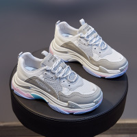 ins韩版老爹女鞋2021春季新款透气学生百搭运动鞋女街拍1688