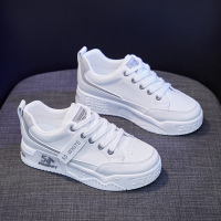 ins韩版小白鞋女2021春季新款厚底松糕鞋女学生板鞋透气休闲t622