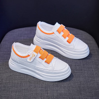 魔术贴小白鞋女2021春季新款韩版百搭学生板鞋女厚底松糕鞋sh665