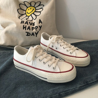 2020新款学生韩版复古百搭低帮厚底街拍板鞋