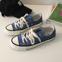 低帮ins1970s帆布鞋男女学生韩版原宿百搭平底街拍板鞋