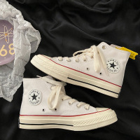 春夏搭配万年黑白百搭低帮1970s帆布鞋