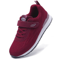 2021新款春季老人鞋女中老年运动鞋飞织防滑轻便软底健步鞋a1801