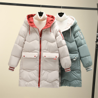 羽绒棉服女冬装2021新款韩版棉衣女中长款宽松加厚学生棉袄女外套