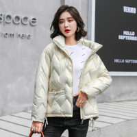 羽绒棉服女2021新款冬季韩版宽松棉衣外套反季亮面免洗短款棉袄潮