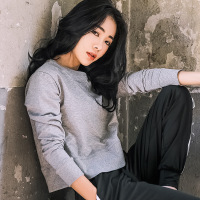 2018新款春秋显瘦韩版瑜伽健身运动休闲速干卫衣棒球服