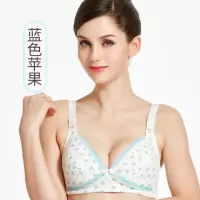 棉前开扣哺乳文胸无钢圈内衣bc杯蝴蝶棉布喂奶胸罩