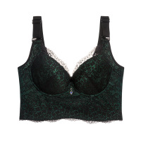 美容院7排扣调整型内衣聚拢薄款大码女士收副乳大胸显小文胸内衣