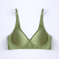 素肌果冻条法式内衣女无钢圈薄款运动小胸聚拢文胸透气少女胸罩