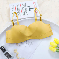 抹胸内搭防走光美背光面胸罩防滑无钢圈无肩带内衣女薄款胸罩