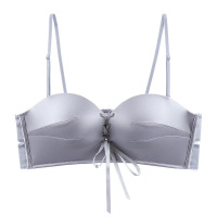 双背扣气垫无肩带文胸防滑bra聚拢式裹胸罩美背内衣女