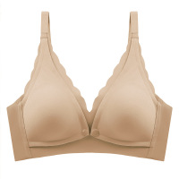 前开扣无钢圈内衣聚拢哺乳文胸孕期哺乳期喂养胸罩薄款盒装