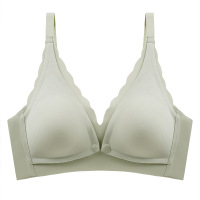 前开扣无钢圈内衣聚拢哺乳文胸孕期哺乳期喂养胸罩薄款盒装