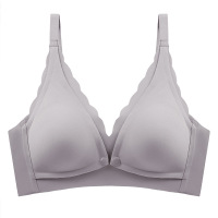 前开扣无钢圈内衣聚拢哺乳文胸孕期哺乳期喂养胸罩薄款盒装