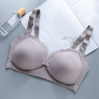 桑蚕丝莫代尔前开扣哺乳文胸 无钢圈内衣 孕期哺乳期胸罩薄款