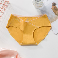贴胶烫印内裤棉质热烫印低腰内裤哺乳内衣孕中期大码