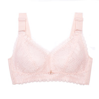 全罩杯大胸显小200斤胖mm大码加肥无钢圈薄款无海绵文胸内衣