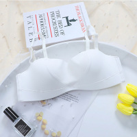 抹胸内搭防走光美背光面胸罩防滑无钢圈无肩带内衣女薄款胸罩