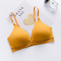 少女内衣女学生日薄款显胸小平胸文胸无钢圈光面简约色