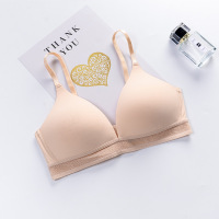 少女内衣女学生日薄款显胸小平胸文胸无钢圈光面简约色