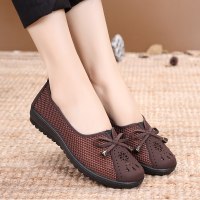 中老年人凉鞋女老人鞋奶奶平底防滑北京布鞋妈妈软底夏季老太太鞋