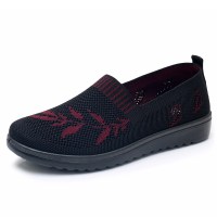 夏秋妈妈鞋软底防滑透气网面鞋中老年人奶奶老北京布鞋新款女网鞋