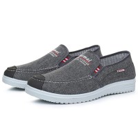 大码男鞋夏秋透气休闲鞋一脚蹬帆布鞋45码46码47码48码男鞋