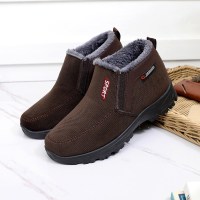 冬老人棉鞋男保暖爸爸鞋防滑大码男鞋老北京布鞋新款老头爷爷棉靴