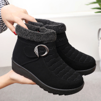 老北京布鞋老人女棉鞋冬季高帮中老年妈妈鞋防滑加厚保暖奶奶大码